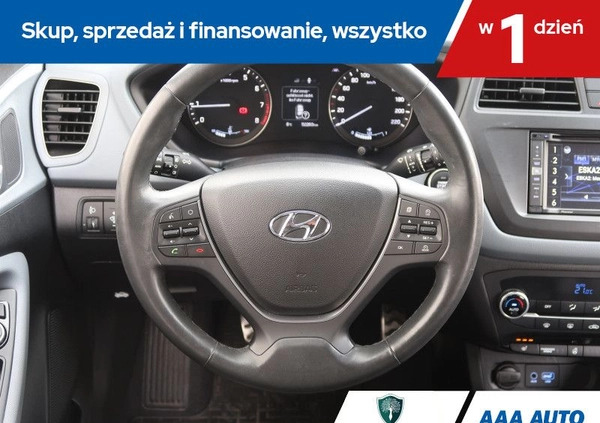 Hyundai i20 cena 50000 przebieg: 52280, rok produkcji 2016 z Działoszyn małe 301